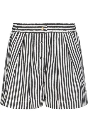 Pinko Striped pleated shorts
