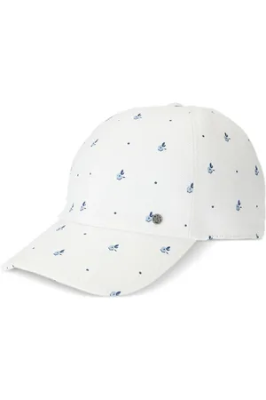 Le Mont St Michel Tiger floral-print cap