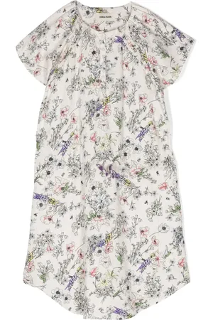 Zadig & Voltaire Floral-print twill dress