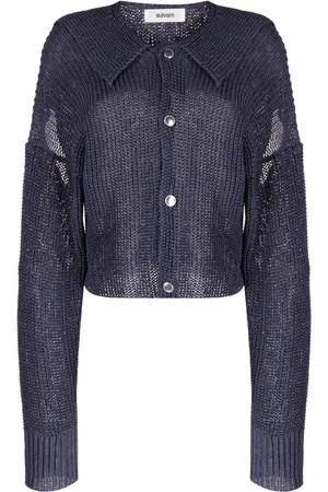 Sulvam Slit-detail cotton cardigan