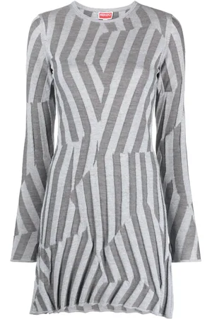 Kenzo Geometric knit minidress