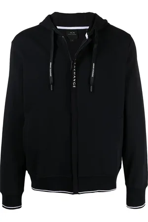 Armani Exchange Logo-print zip-up hoodie