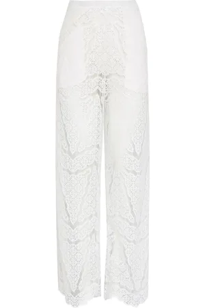 AMIR SLAMA Lace trousers