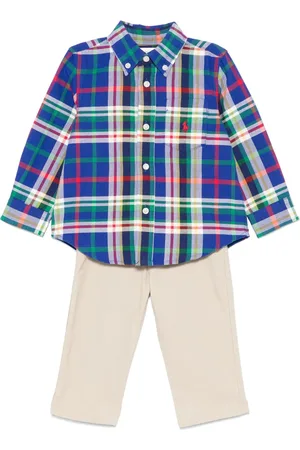 Ralph Lauren Plaid Oxford chinos set