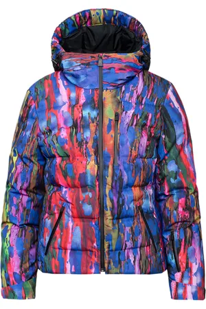 Aztech Nuke abstract-print padded jacket