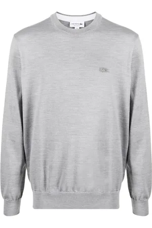 Lacoste Logo-patch crew neck jumper