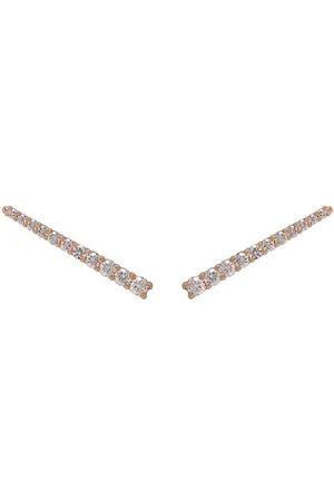 ALINKA 18kt rose gold VERA diamond cuff earrings