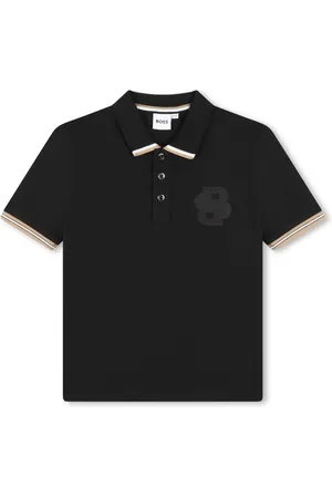 HUGO BOSS Logo-embroidered piqu??-weave polo shirt