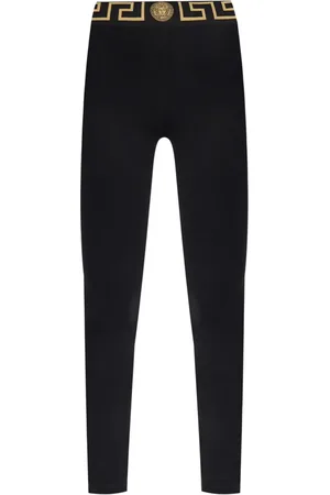 VERSACE Greca-waistband high-waist leggings