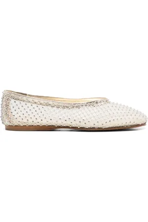 FORTE FORTE Crystal-embellished ballet flats