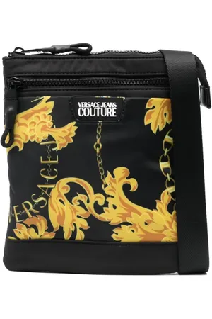 VERSACE Baroque-pattern print messenger bag
