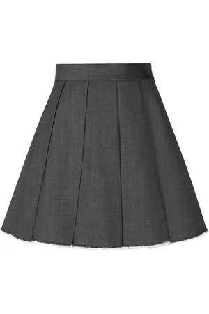 Shushu/Tong Pleated A-line skirt