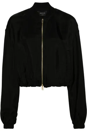 Fabiana Filippi Zipped satin bomber jacket