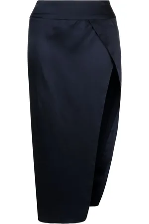 Michelle Mason Silk wrap skirt