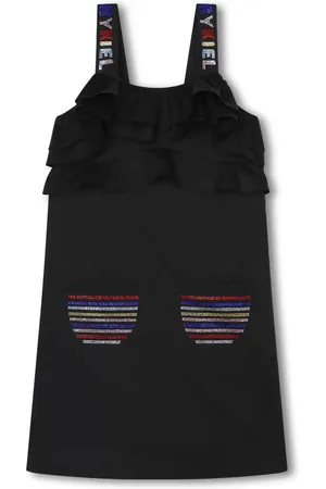 Sonia Rykiel Enfant Rhinestone-embellished cotton dress