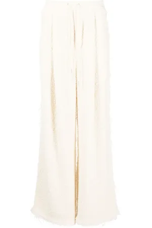 ECKHAUS LATTA Boucl?? wide-leg trousers