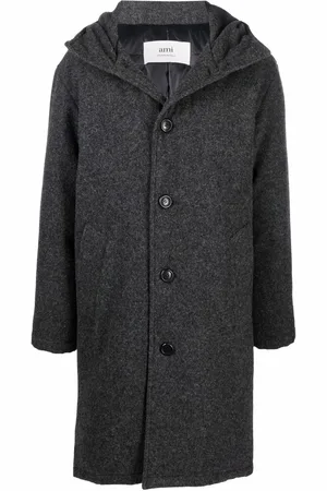 Ami Single-breasted wool coat