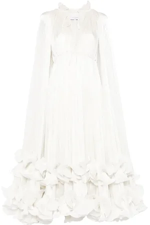 Ana Radu Cape-detailed maxi dress