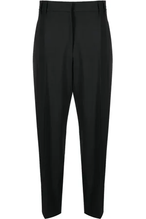 Brunello Cucinelli Cropped wool-blend trousers