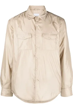 Aspesi Classic-collar press-stud fastening shirt