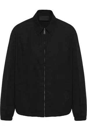 Prada Cotton zip-up shirt jacket