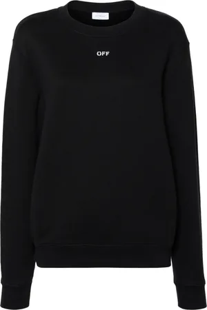 OFF-WHITE Arrows-embroidered cotton sweatshirt