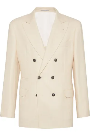 Brunello Cucinelli Chevron deconstructed blazer