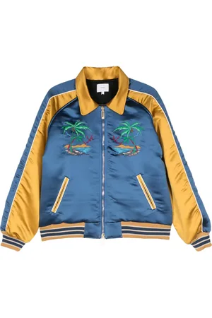 Rhude Colour-block bomber jacket