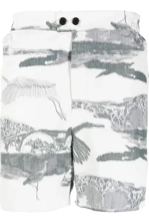 HENRIK VIBSKOV Graphic-print bermuda shorts