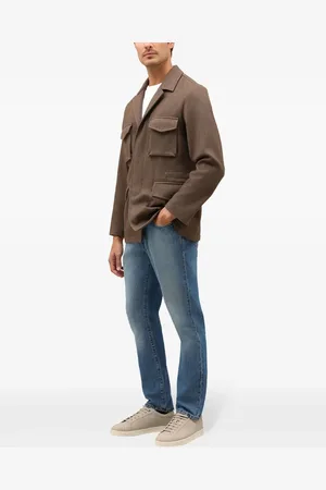 Boglioli Garment-dyed field jacket