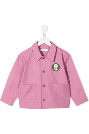 REJINA PYO Riley logo-patch denim jacket