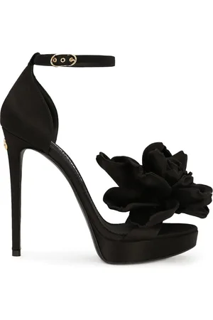 Dolce & Gabbana 105mm Keira floral-appliqu?? sandals
