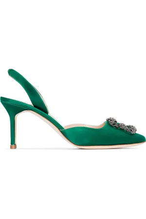 Manolo Blahnik Hangisi 70mm slingback pumps