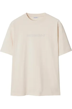 Burberry Logo-embroidered T-shirt