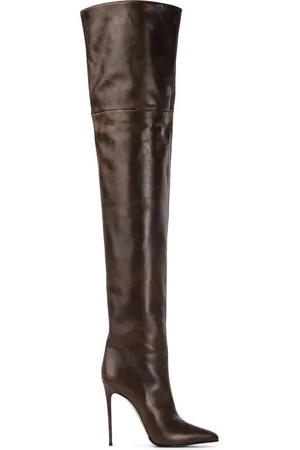 LE SILLA Eva 120mm thigh-high leather boots