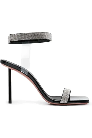 Amina Muaddi Rih 95mm crystal-embellished sandals