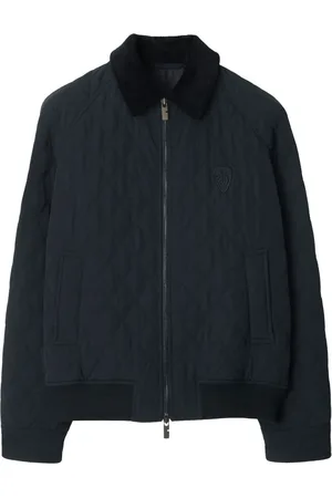 Burberry Logo-embroidered padded jacket