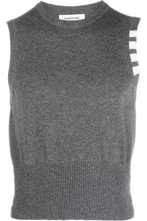 Thom Browne Stripe-detail knit vest