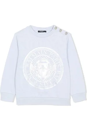 Balmain Logo-print cotton sweatshirt