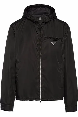 Prada Re-Nylon hooded blouson jacket
