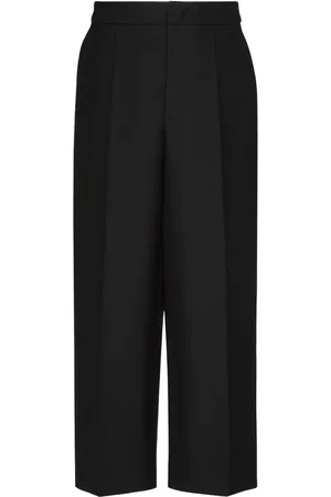 VALENTINO GARAVANI Cropped wide-leg trousers