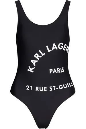 Karl Lagerfeld Logo-print swimsuit