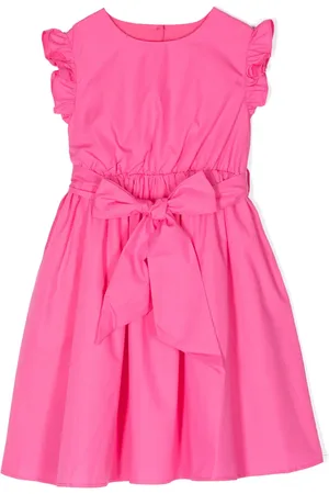 Kindred Kenzie bow-detail cotton-poplin dress