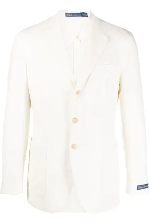 Ralph Lauren Single-breasted cotton-blend blazer