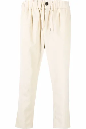Ami Drawstring-waist corduroy trousers