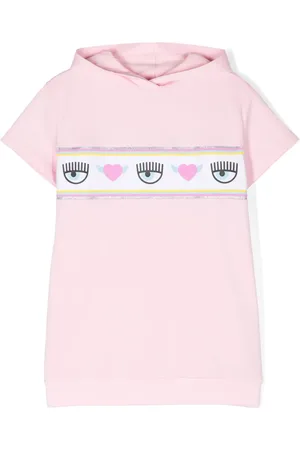 Chiara Ferragni Logomania hooded cotton dress