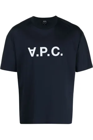 A.P.C. River logo-flocked T-shirt