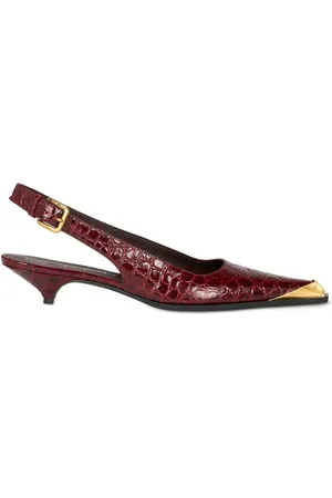 Etro Crocodile-embossed pumps