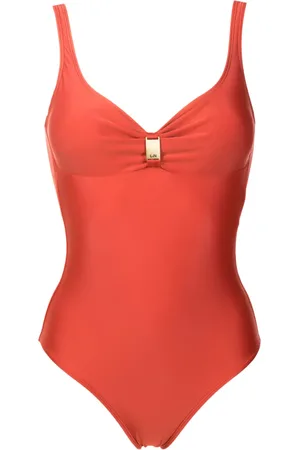 Lygia & Nanny Roberta Liso logo-plaque swimsuit