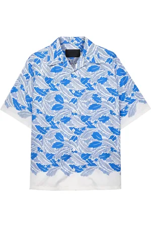 Prada Short-sleeved cotton shirt